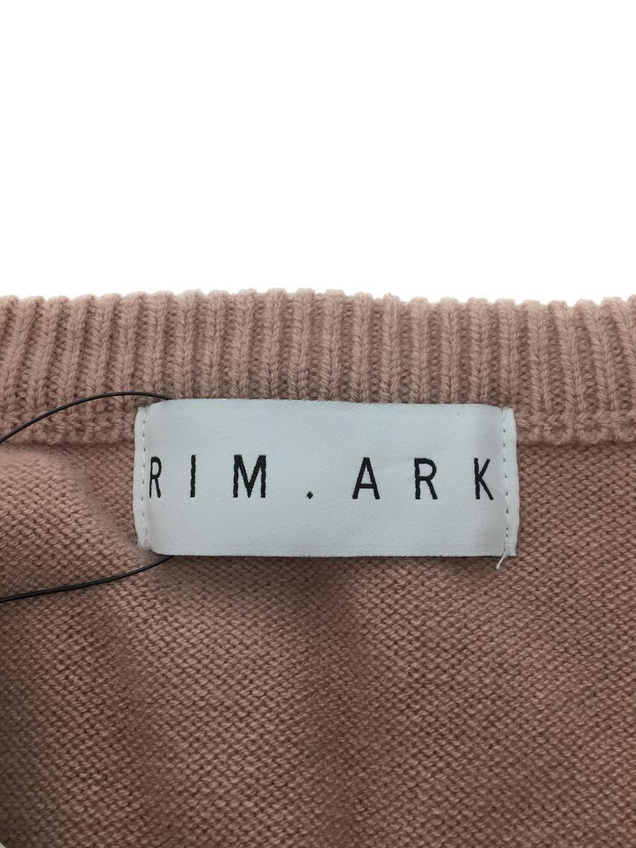 RIM.ARK◆セーター(厚手)/FREE/ウール/PNK/無地/460FAS70-0240_画像3