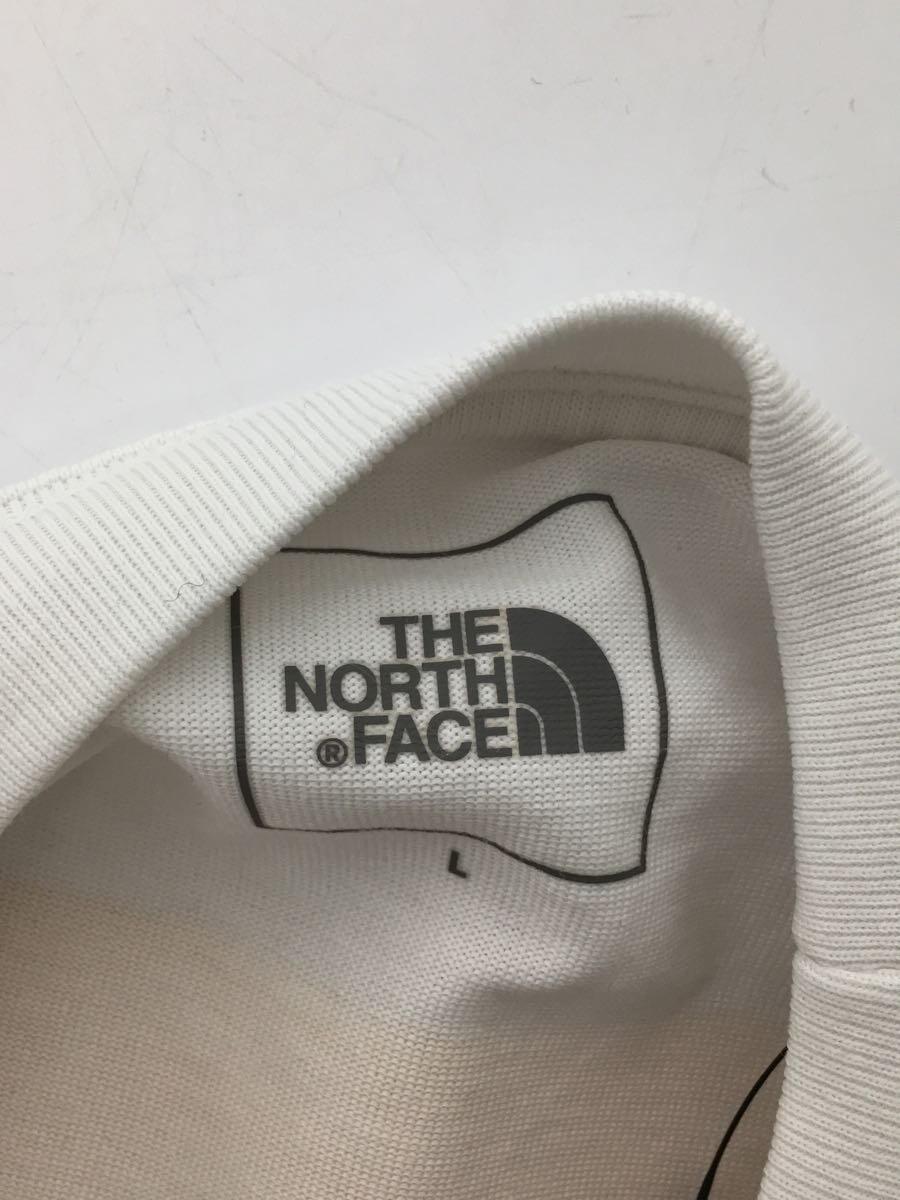 THE NORTH FACE◆Tシャツ/L/コットン/WHT/無地/NT32108_画像3