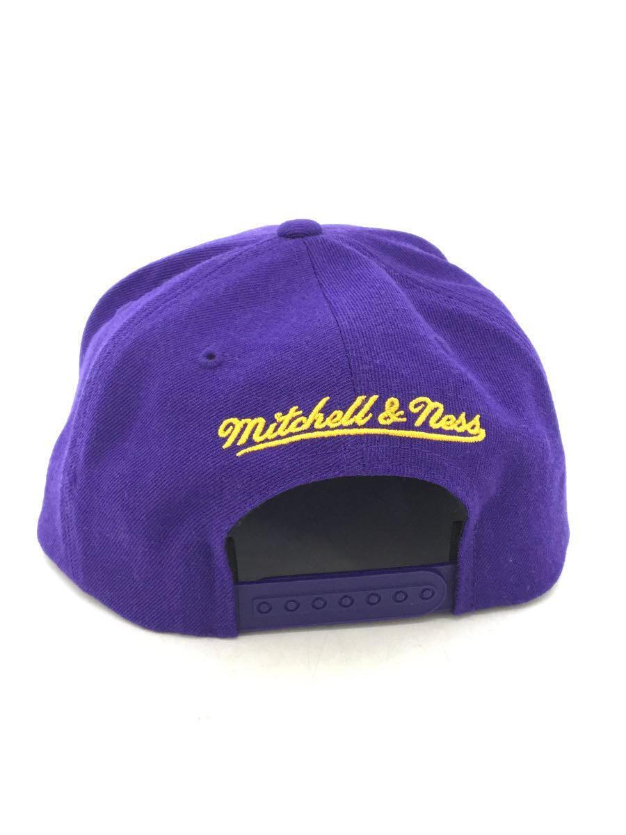 mitchell&ness◆ADJUSTABLE FIT/スナップバックキャップ/NEW ORLEANS/パープル_画像3