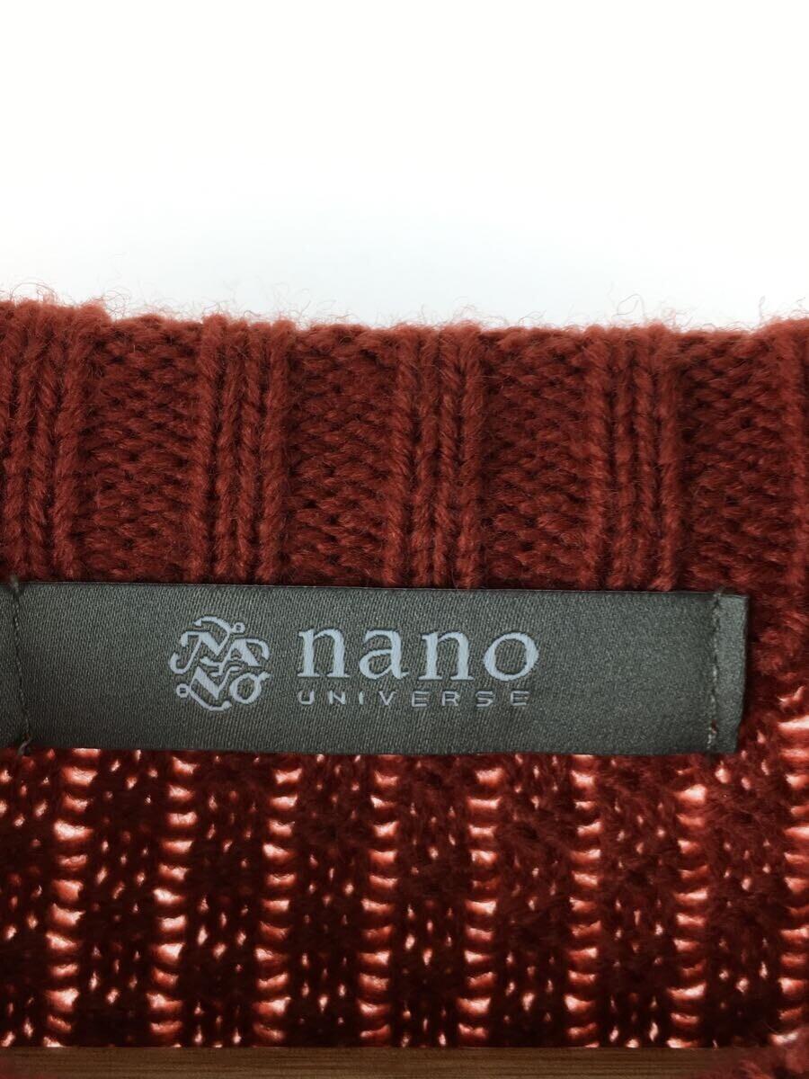 nano universe◆セーター(厚手)/M/アクリル/ORN/無地/nano universe ナノユニバース_画像3