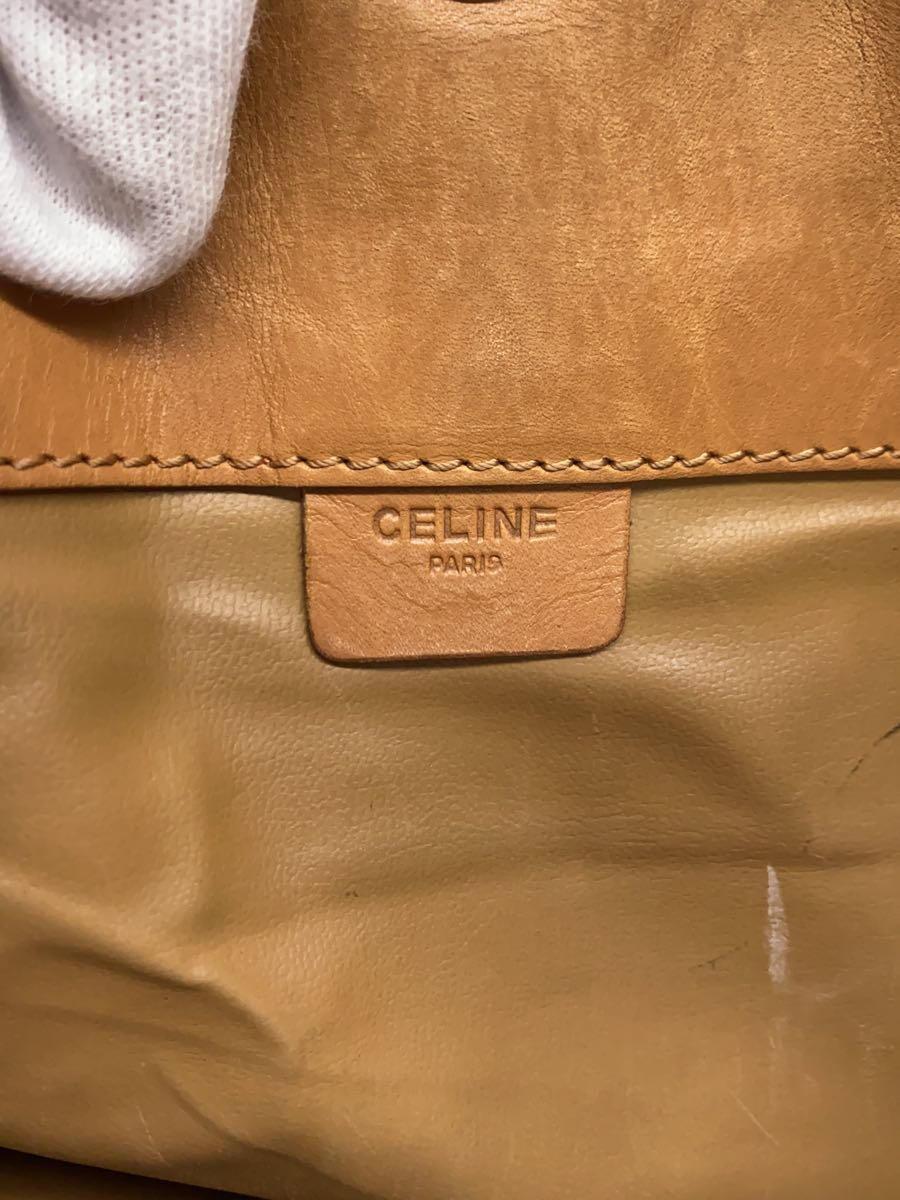 CELINE◆クラッチバッグ/OLDCELINE/レザー/BRW_画像5