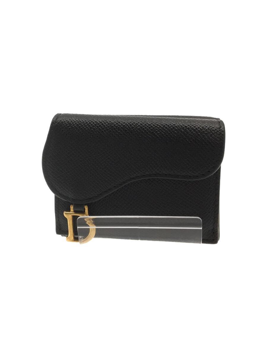 無料発送 Dior HOMME◇サドルミニウォレット/グレインレザー/財布[仕入