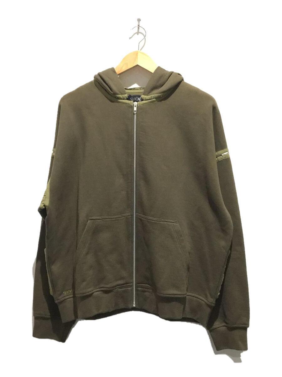 SHOOP◆detachable hoodie /M/コットン/KHK/SH21119001