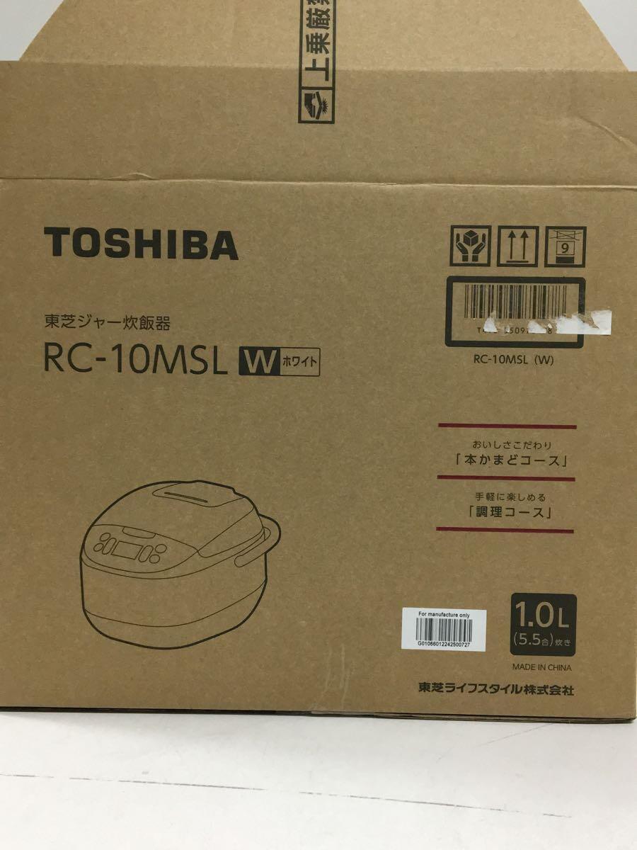 TOSHIBA◆マイコン ジャー炊飯器 RC-10MSL