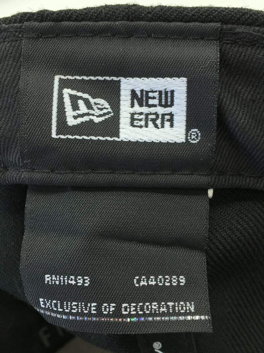 NEW ERA◆キャップ/-/コットン/BLK/無地/メンズ_画像5