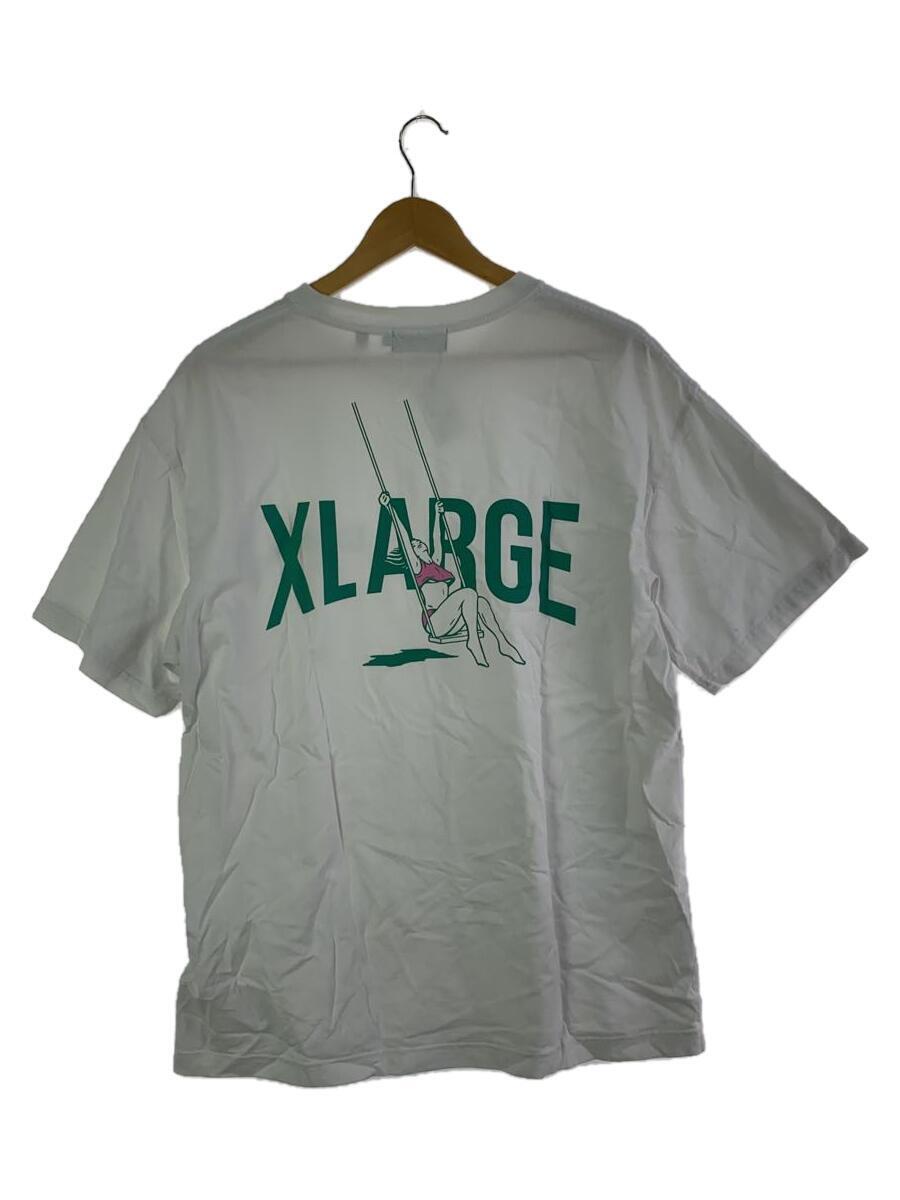 X-LARGE◆Tシャツ/L/コットン/WHT/プリント/101228011009_画像2