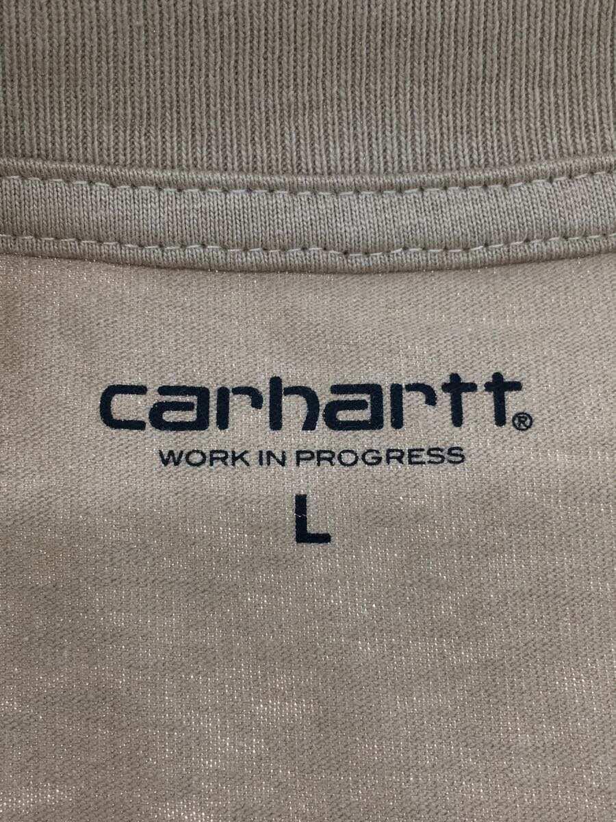 Carhartt◆Tシャツ/L/コットン/CML/無地_画像3