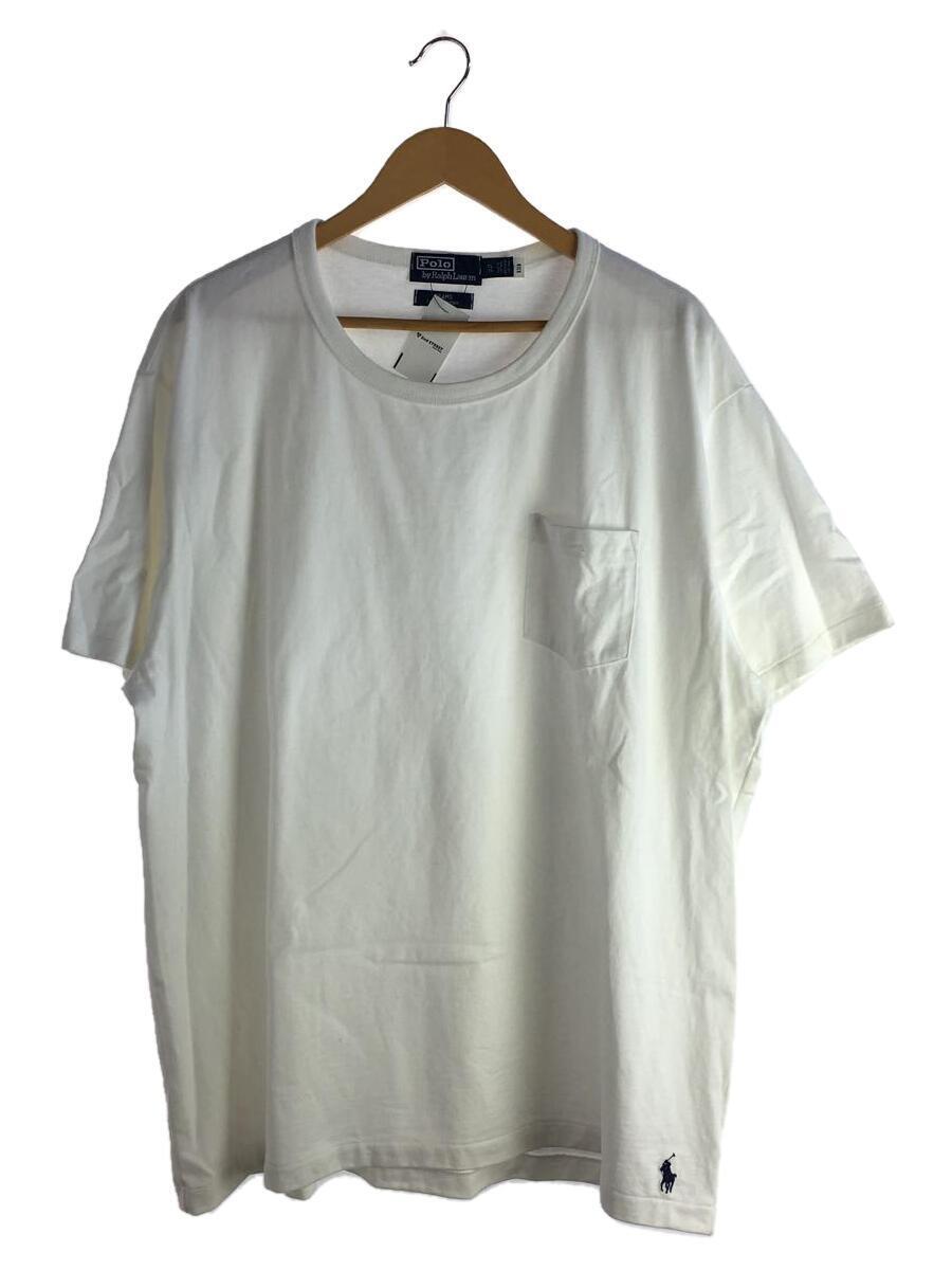 POLO RALPH LAUREN◆Heavy Weight T-Shirt/Tシャツ/XL/コットン/WHT