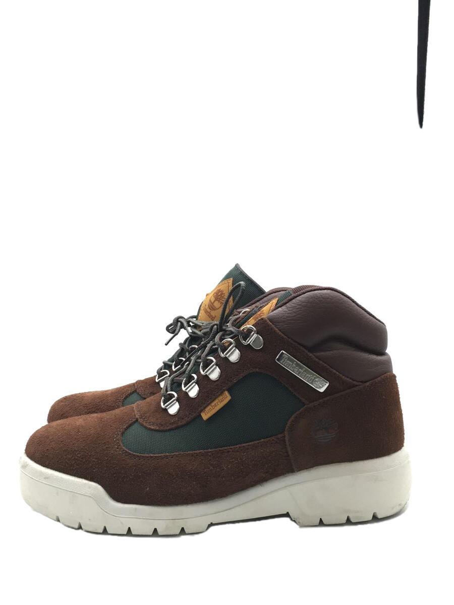 Timberland◆+81 3/WATERPROOF FIELD BOOTS/ビーブロ/50周年/25cm/BRW_画像1