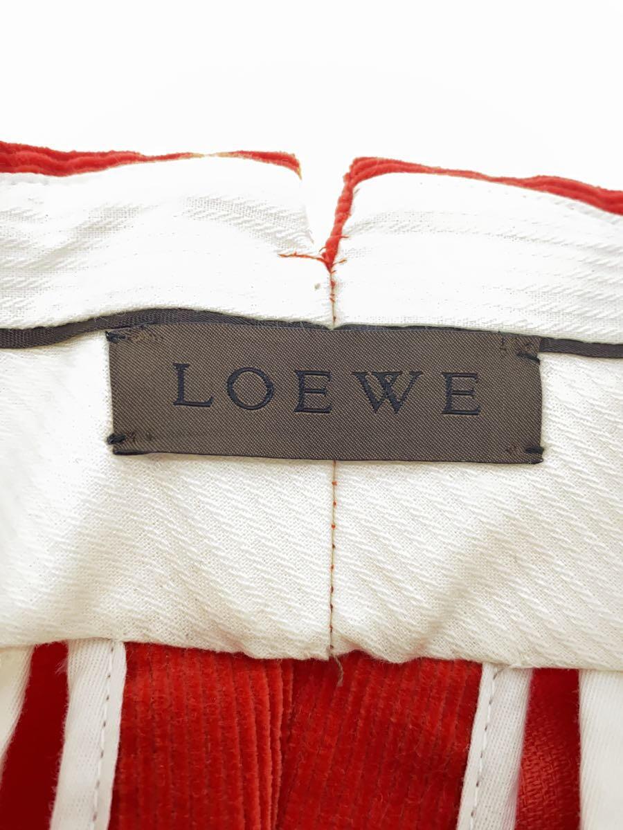 LOEWE◆ボトム/44/コーデュロイ/ORN_画像4