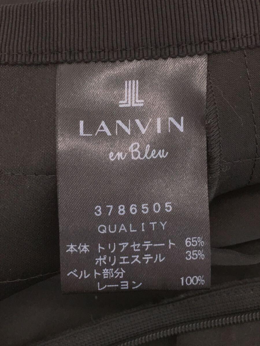 LANVIN en Bleu◆スカート/38/-/BLK/無地/3786505_画像5