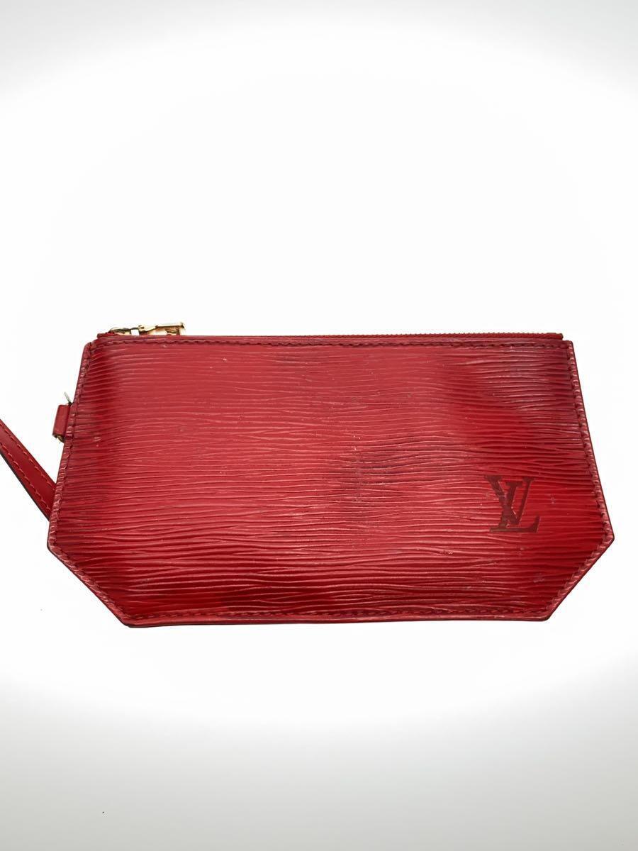 LOUIS VUITTON◆サック・デポール_エピ_RED/レザー/RED_画像7