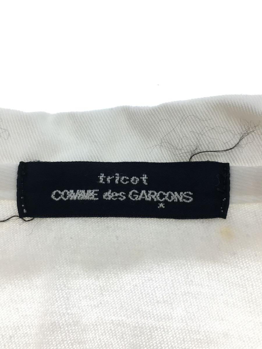 tricot COMME des GARCONS◆長袖シャツ/-/コットン/WHT/TT-020140_画像3