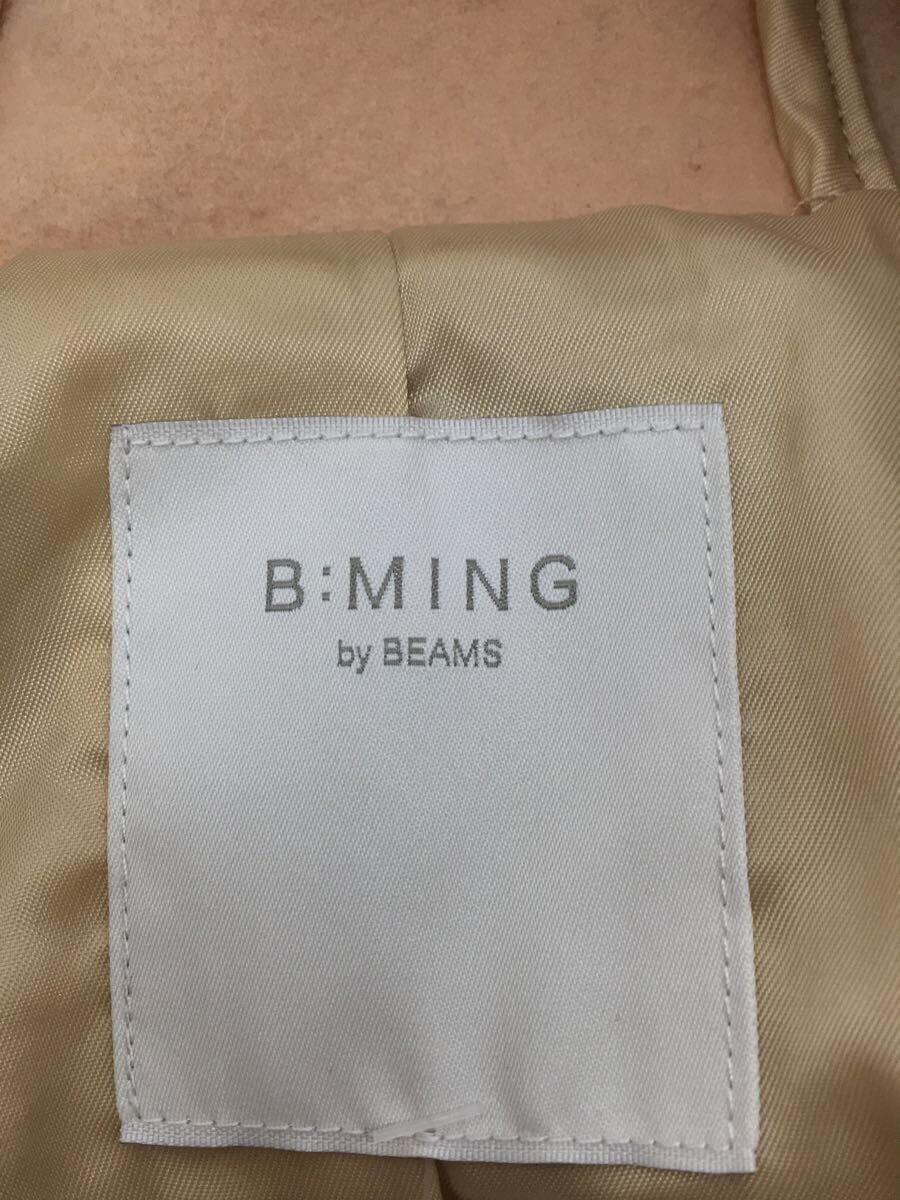 B:MING by BEAMS◆ダッフルコート/S/ウール/BEG/無地/93-19-0308-644_画像3