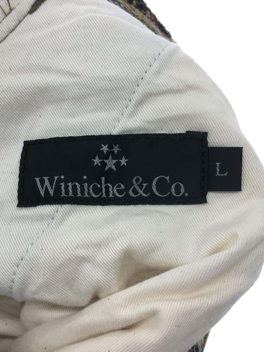 Winiche&Co.◆クロップドパンツ/L/レーヨン/マルチカラー/総柄/13SS-W-PN03_画像5