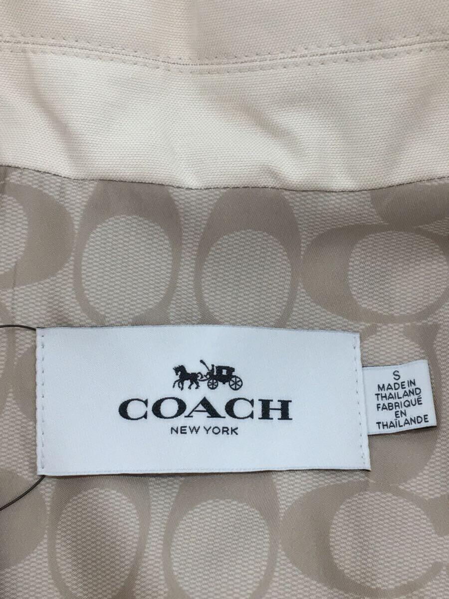 COACH◆トレンチコート/S/コットン/BEG/C2532_画像3