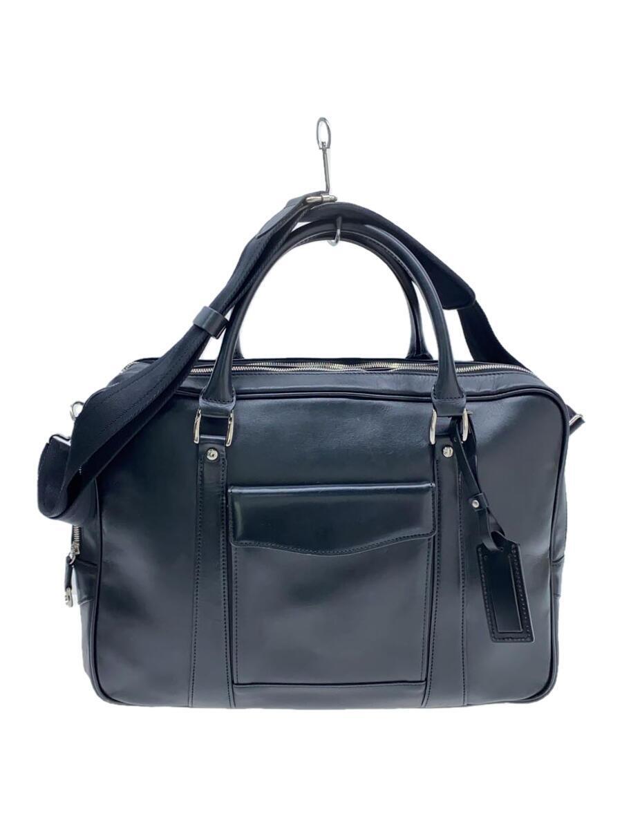 SOMES SADDLE* tote bag / leather / black / business bag /2way bag / scratch * wrinkle have 