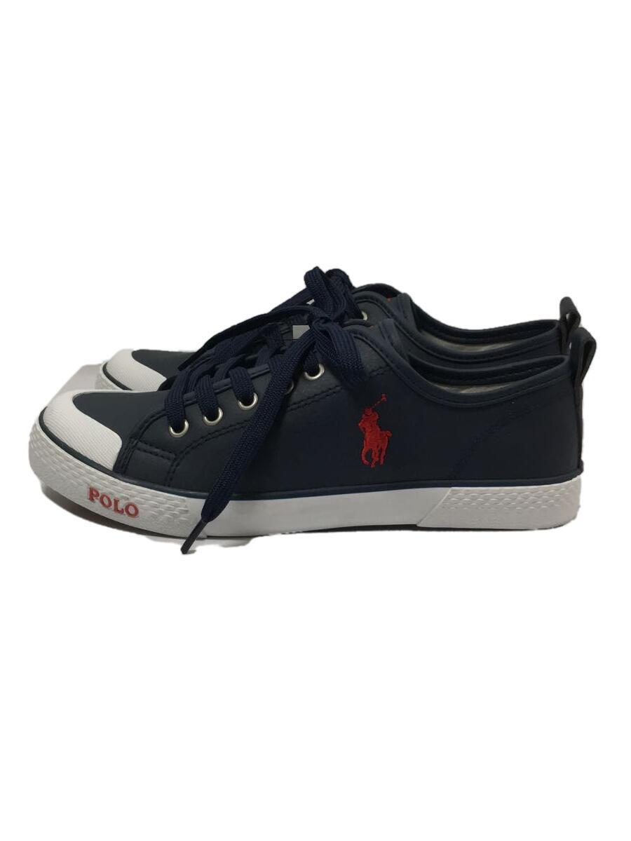 POLO RALPH LAUREN◆ローカットスニーカー/24cm/NVY/J809-0919_画像1