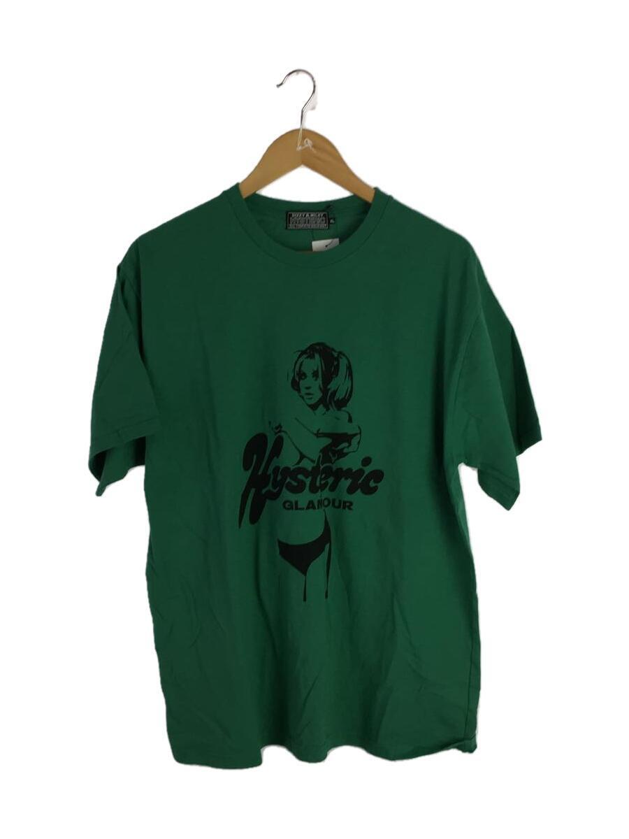 HYSTERIC GLAMOUR◆Tシャツ/XL/コットン/グリーン/02233CT08