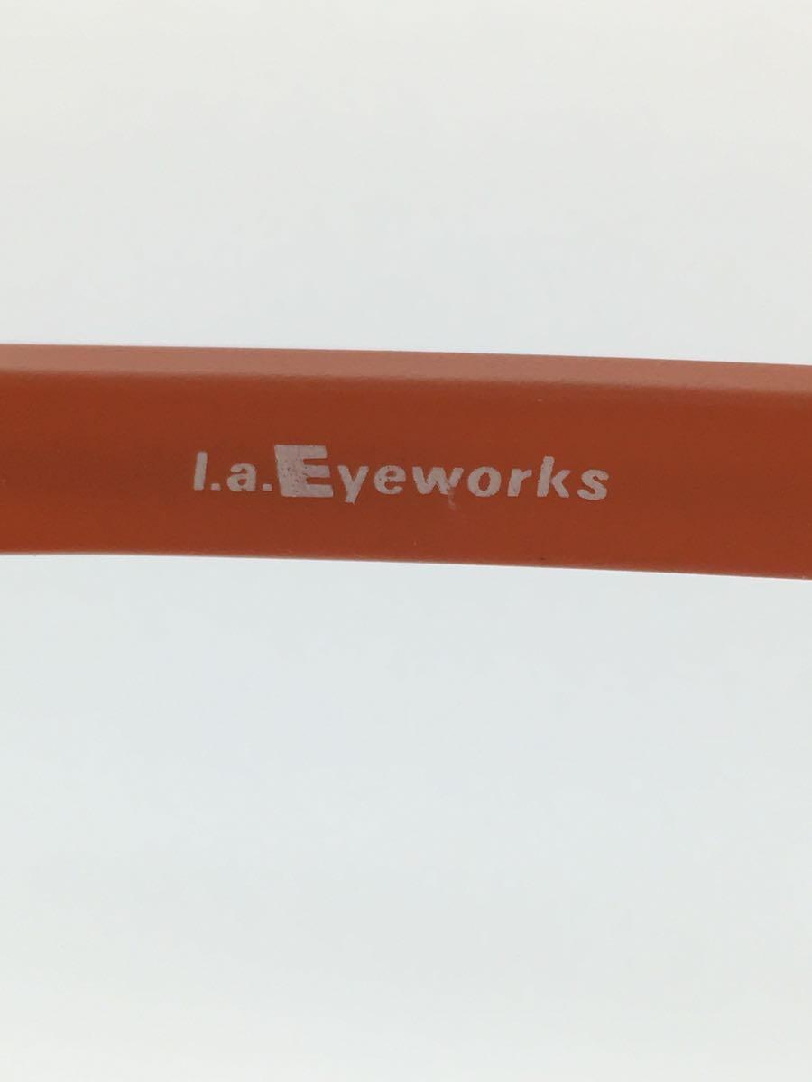 l.a.Eyeworks◆サングラス/ウェリントン/プラスチック/BRW/ORN/メンズ/476_画像4