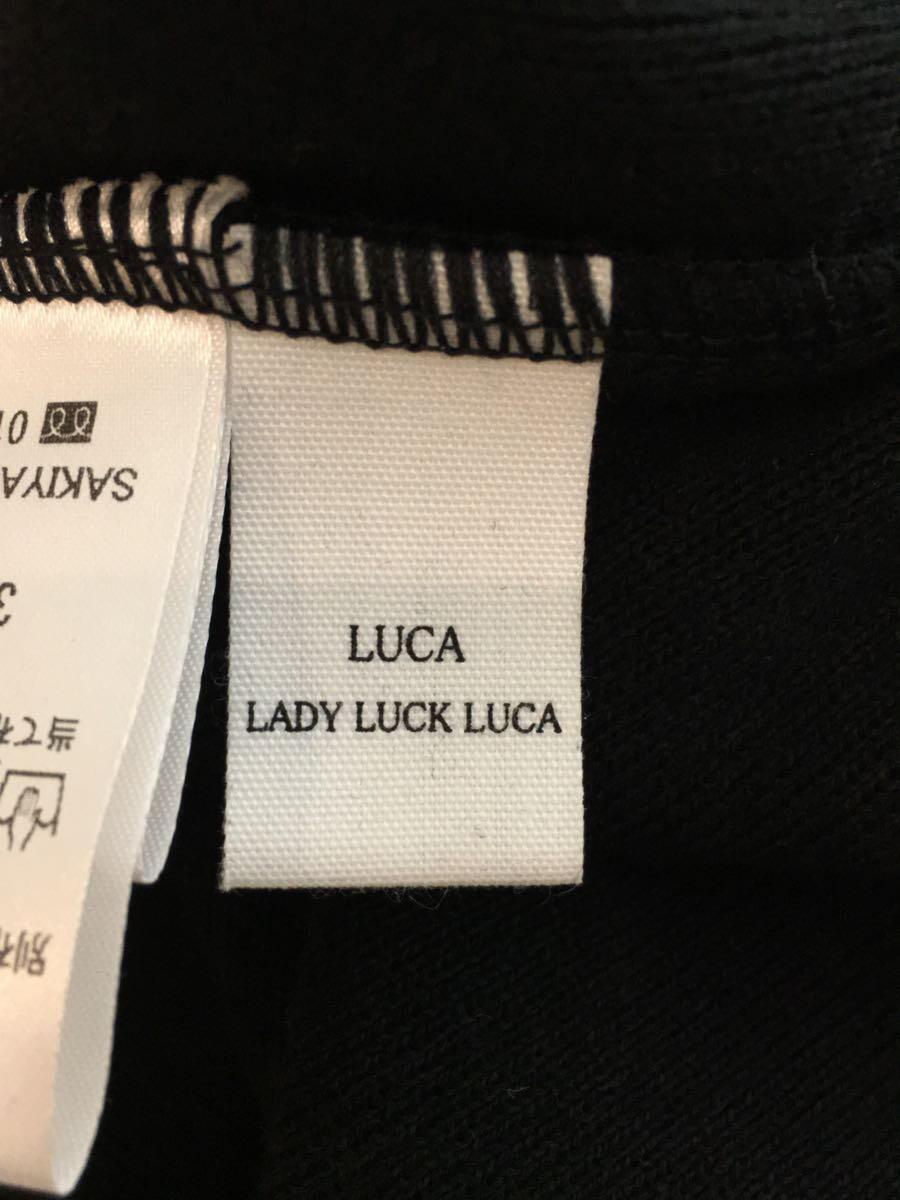 LADY LUCK LUCA◆ロングスカート/-/レーヨン/BLK/321204002_画像3