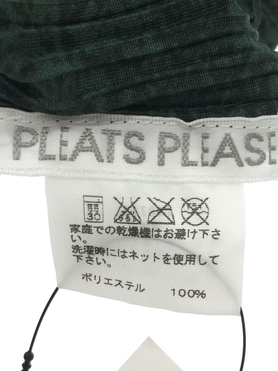 PLEATS PLEASE ISSEY MIYAKE◆半袖ワンピース/2/ポリエステル/GRN/総柄/pp73-jh106_画像3