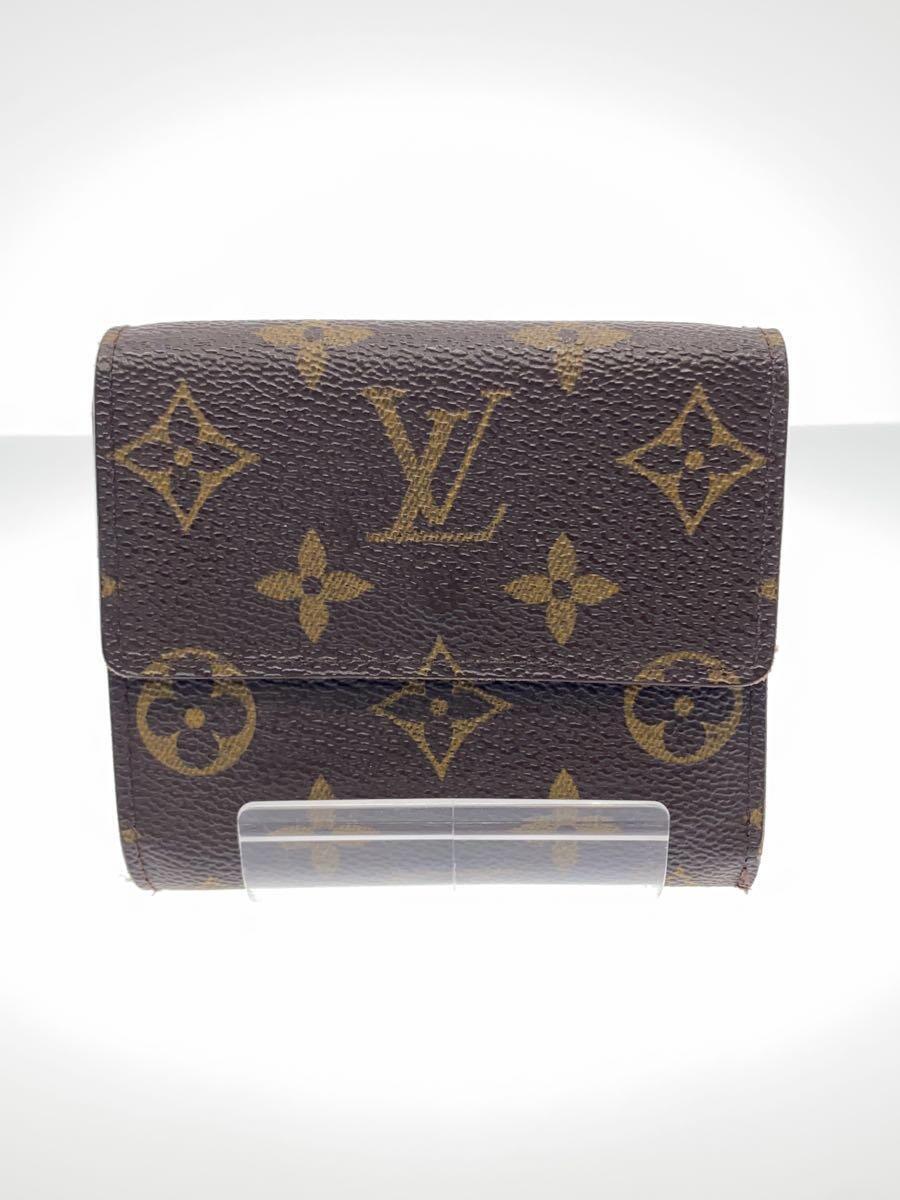 LOUIS VUITTON◆ポルト・モネ・ビエ・カルト・クレディ_モノグラム・キャンバス_BRW/PVC/BRW/レディース_画像2