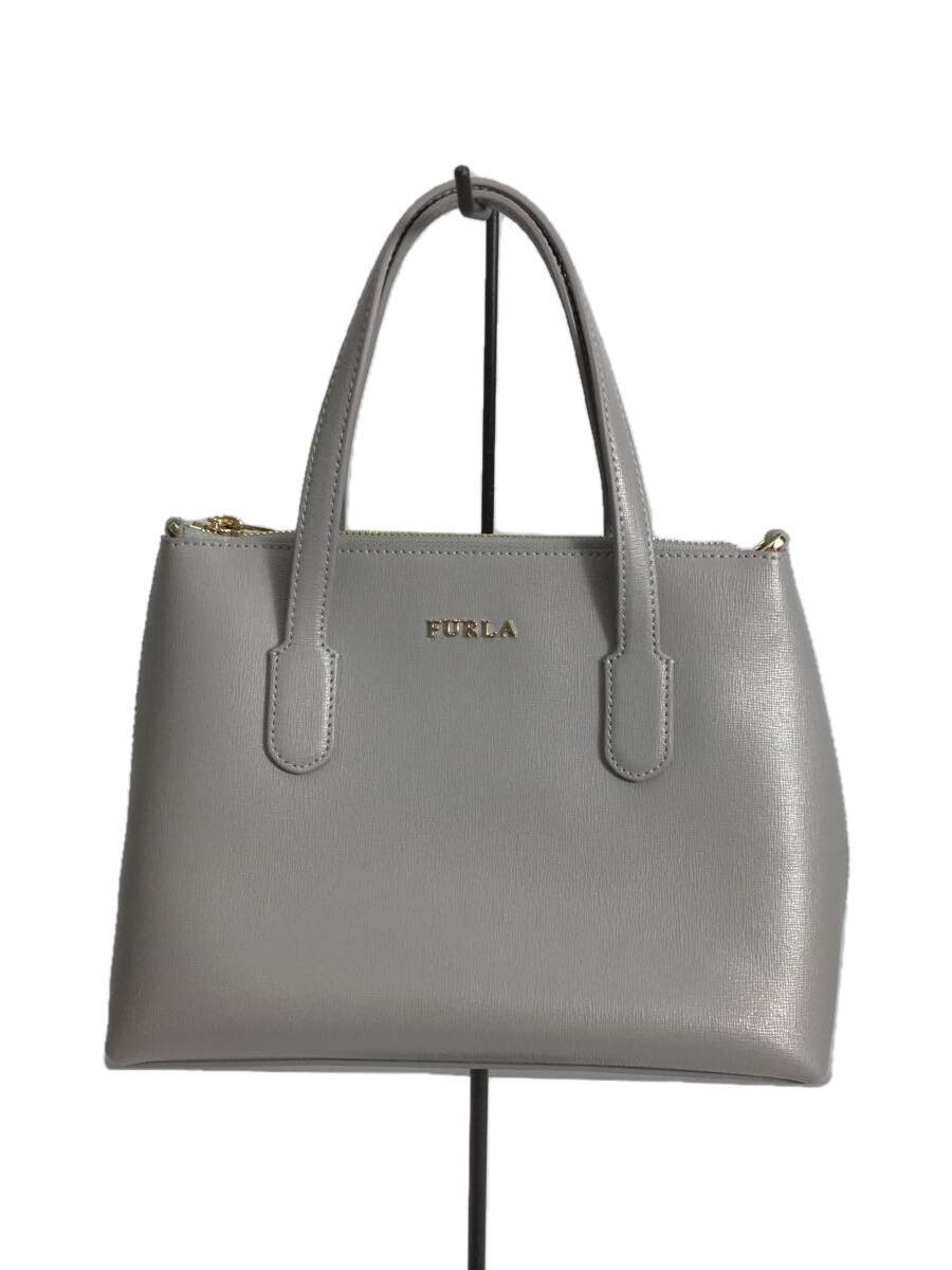 FURLA◆ショルダーバッグ/レザー/GRY/B9D0BZR5B30SKOKJN