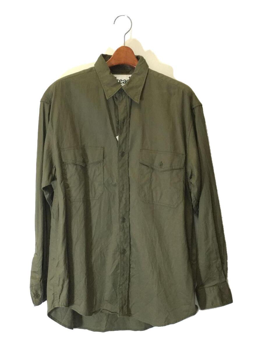 J.S Homestead(JOURNAL STANDARD HOMESTEAD)◆23AW/DRY TWILL WORK SHIRTS/長袖シャツ/M/コットン/KHK/23050470160030_画像1