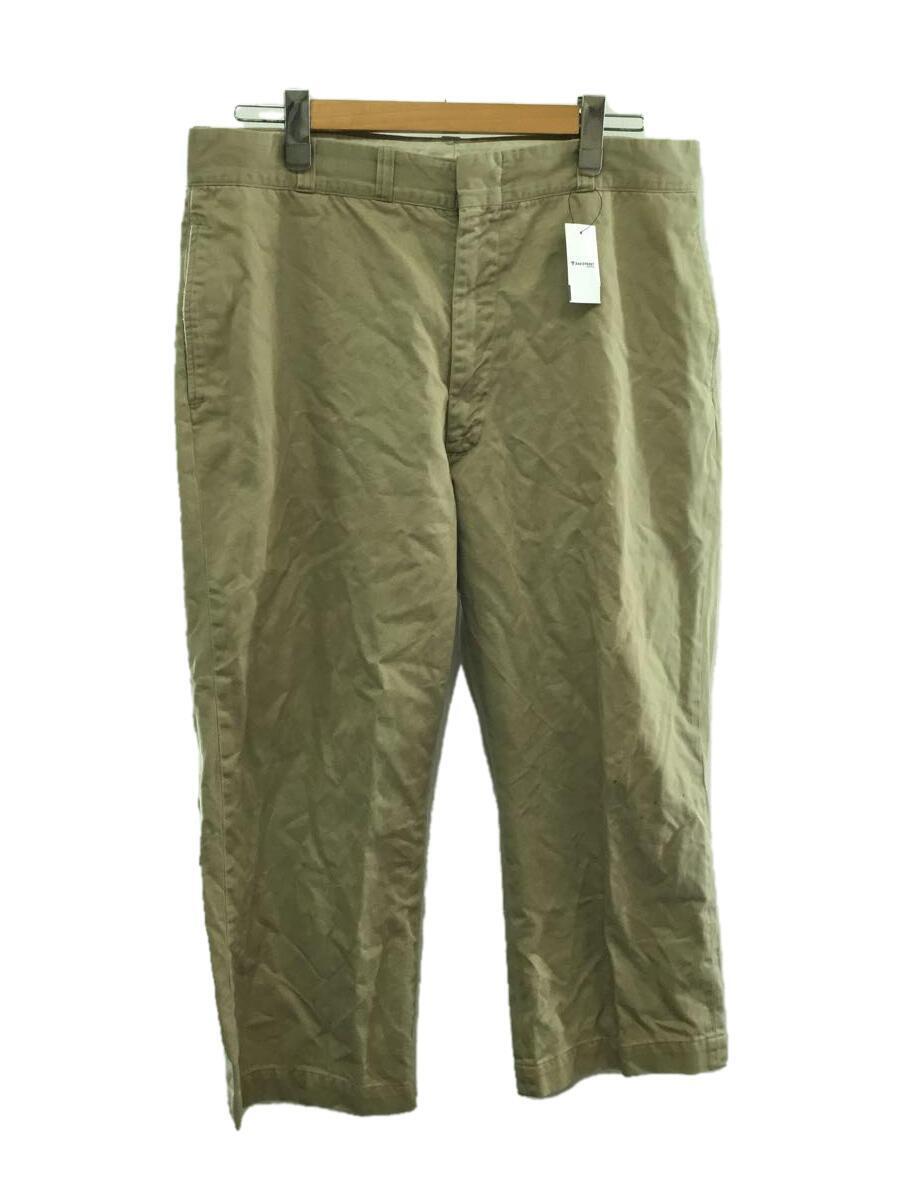 US.ARMY◆70s/ARMY CHINO/チノパン/実寸37×24程/コットン/ベージュ