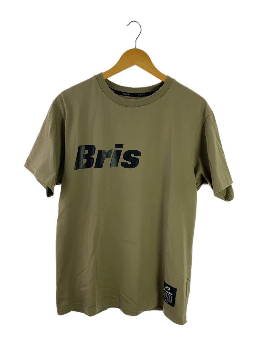 F.C.R.B.(F.C.Real Bristol)◆22SS/BRISTOL SEA BIG LOGO TEE/Tシャツ/M/コットン/KHK/FCRB-220155