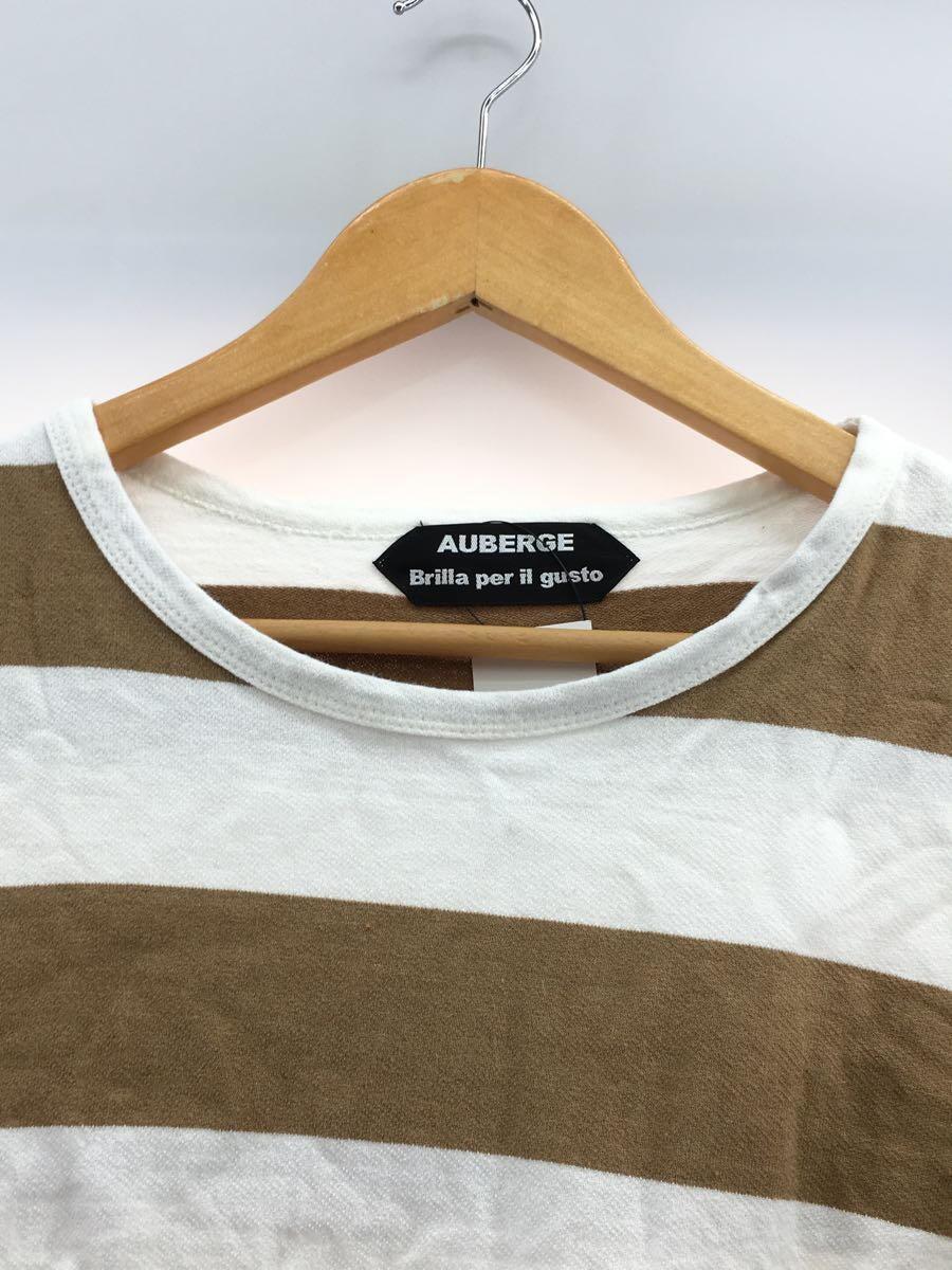 AUBERGE◆長袖Tシャツ/38/コットン/ボーダー_画像7