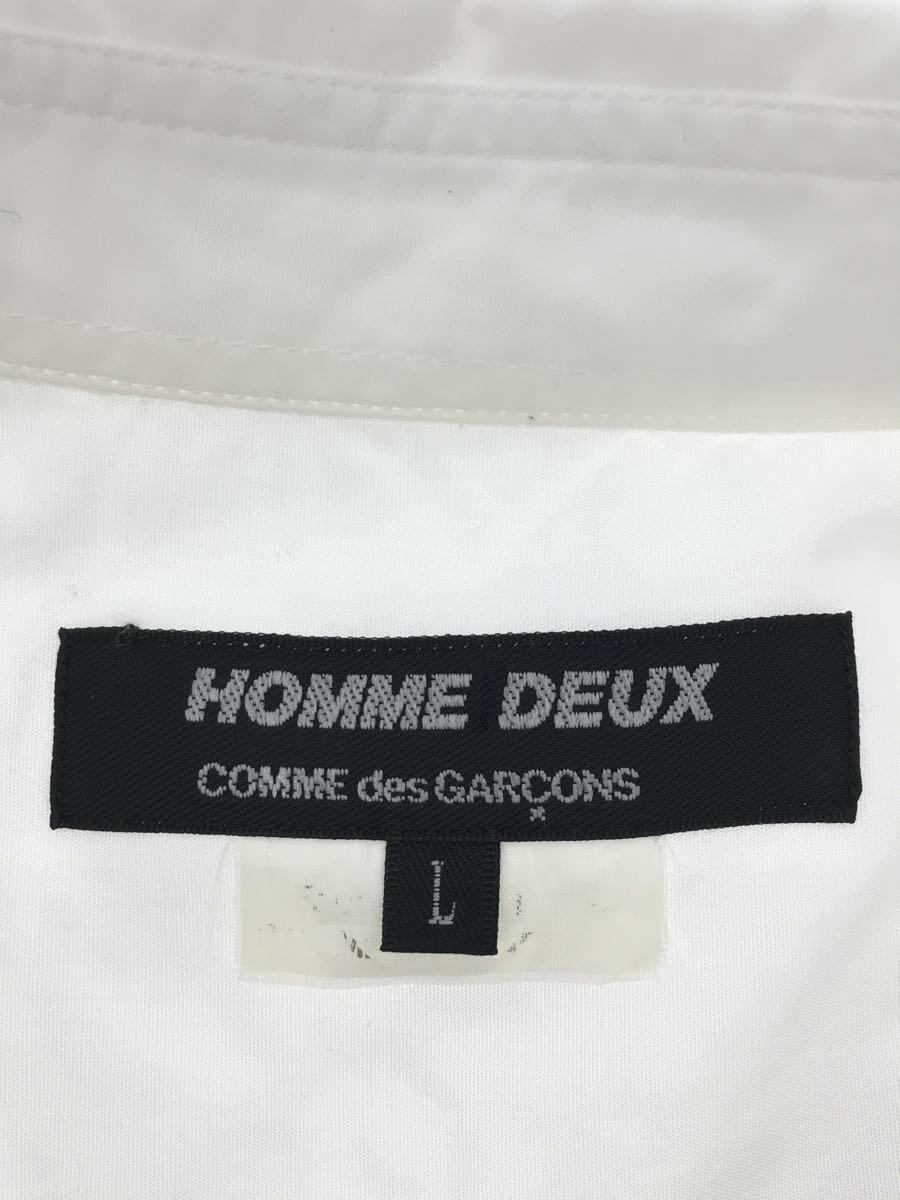 送料無料/新品】 des COMME GARCONS DEUX◇半袖シャツ/L/コットン/WHT
