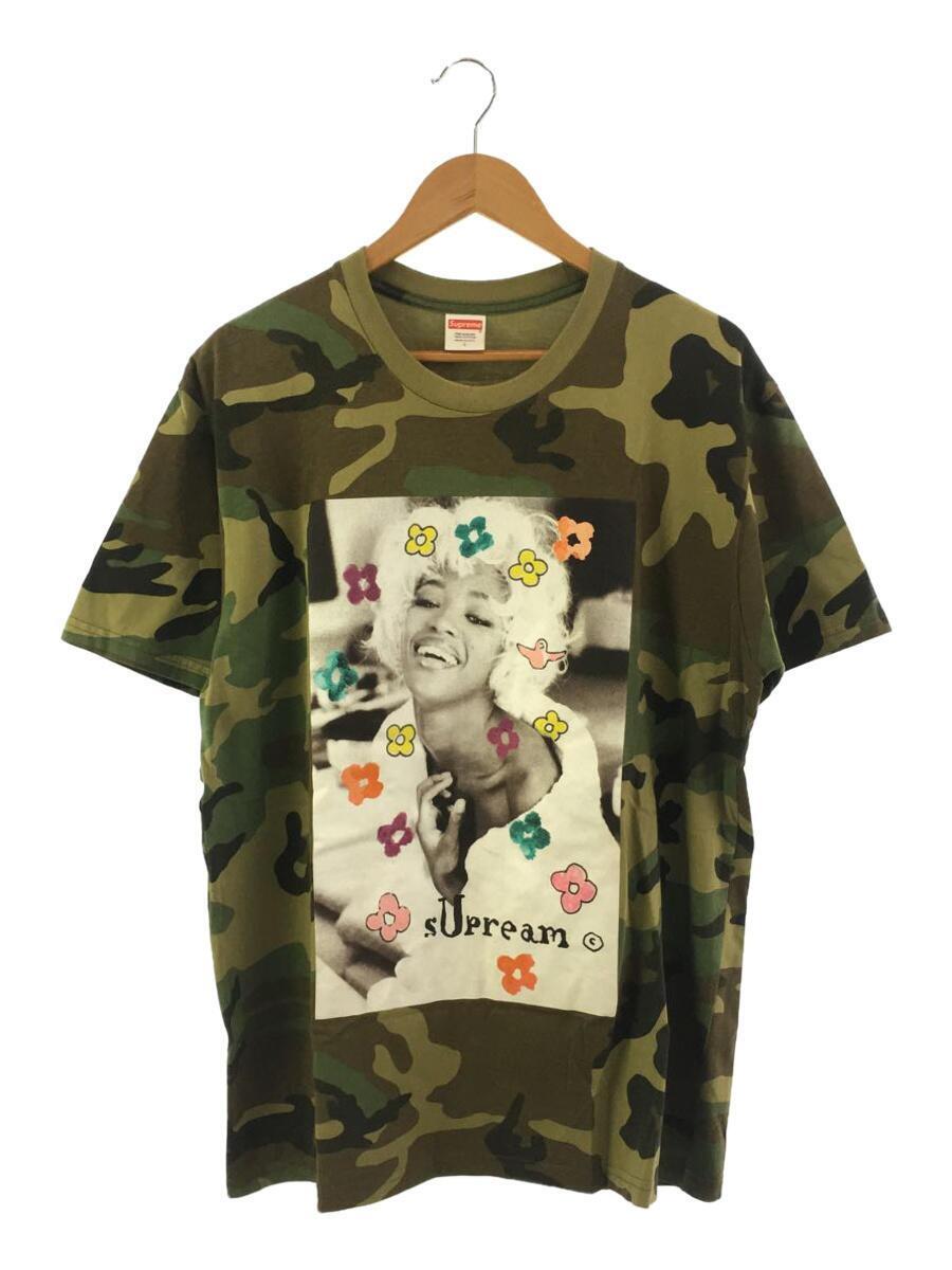 Supreme◆Tシャツ/L/コットン/KHK/カモフラ