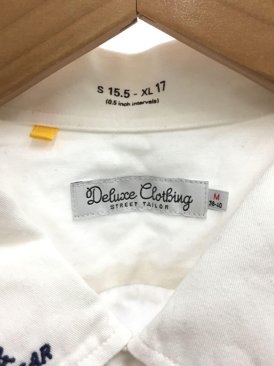 DELUXE(Deluxe Clothing)◆半袖シャツ/M/コットン/WHT_画像3