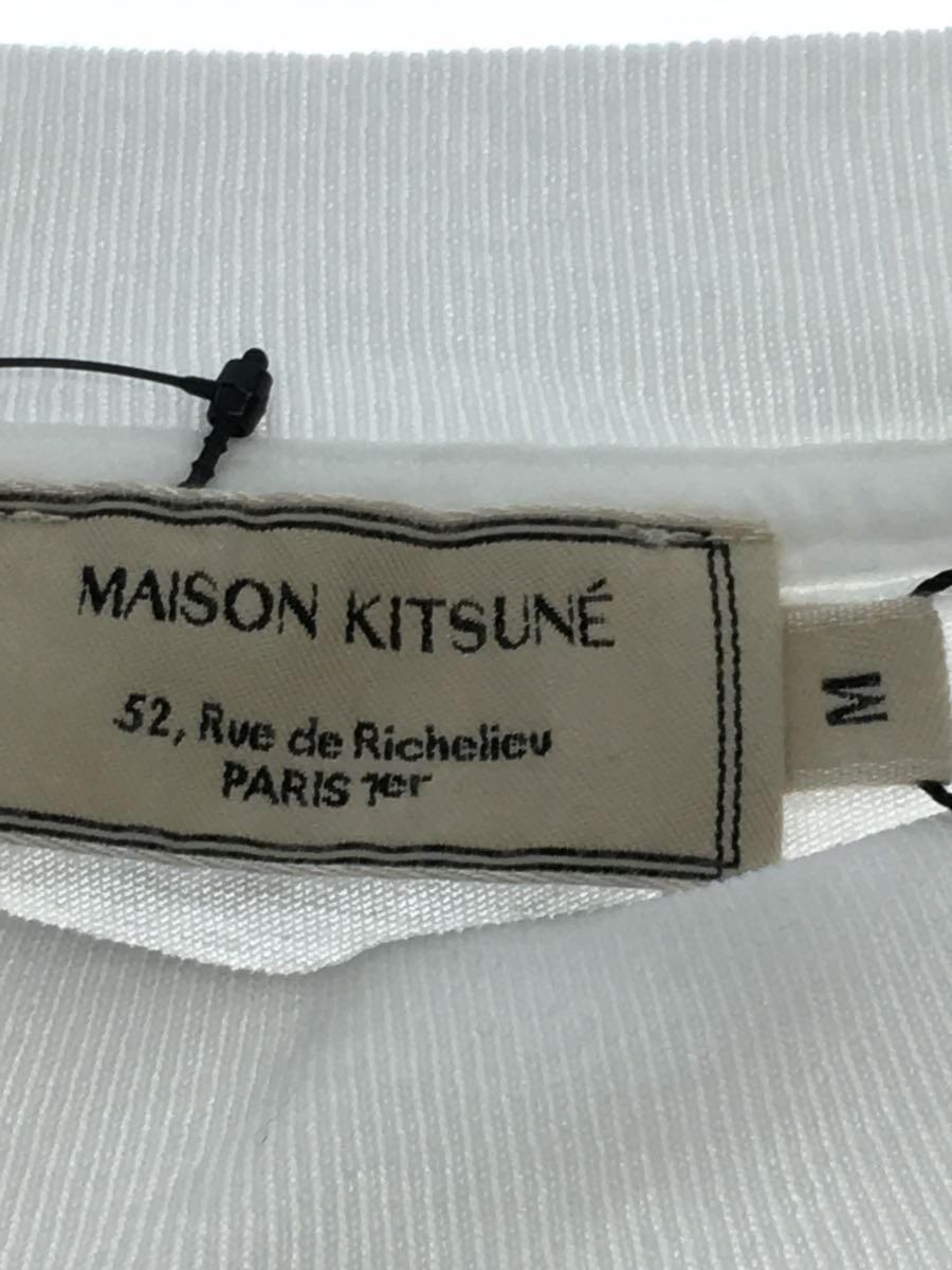 MAISON KITSUNE’◆Tシャツ/M/コットン/ホワイト/KWM-0808-A_画像3