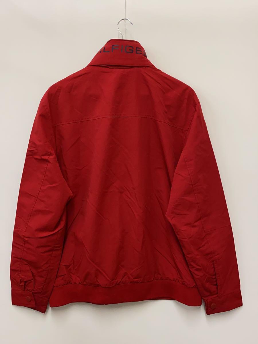 TOMMY HILFIGER◆ジャケット/XL/ナイロン/RED/78b3396_画像2