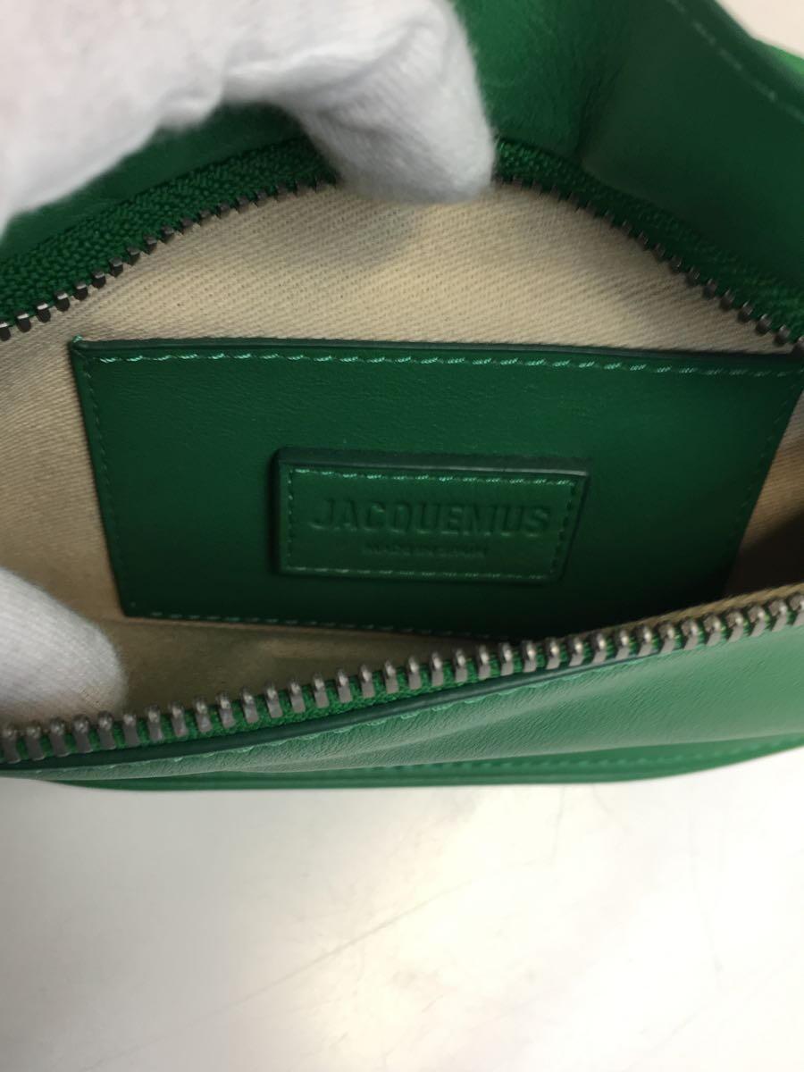 JACQUEMUS* waist bag / leather /GRN/ plain 
