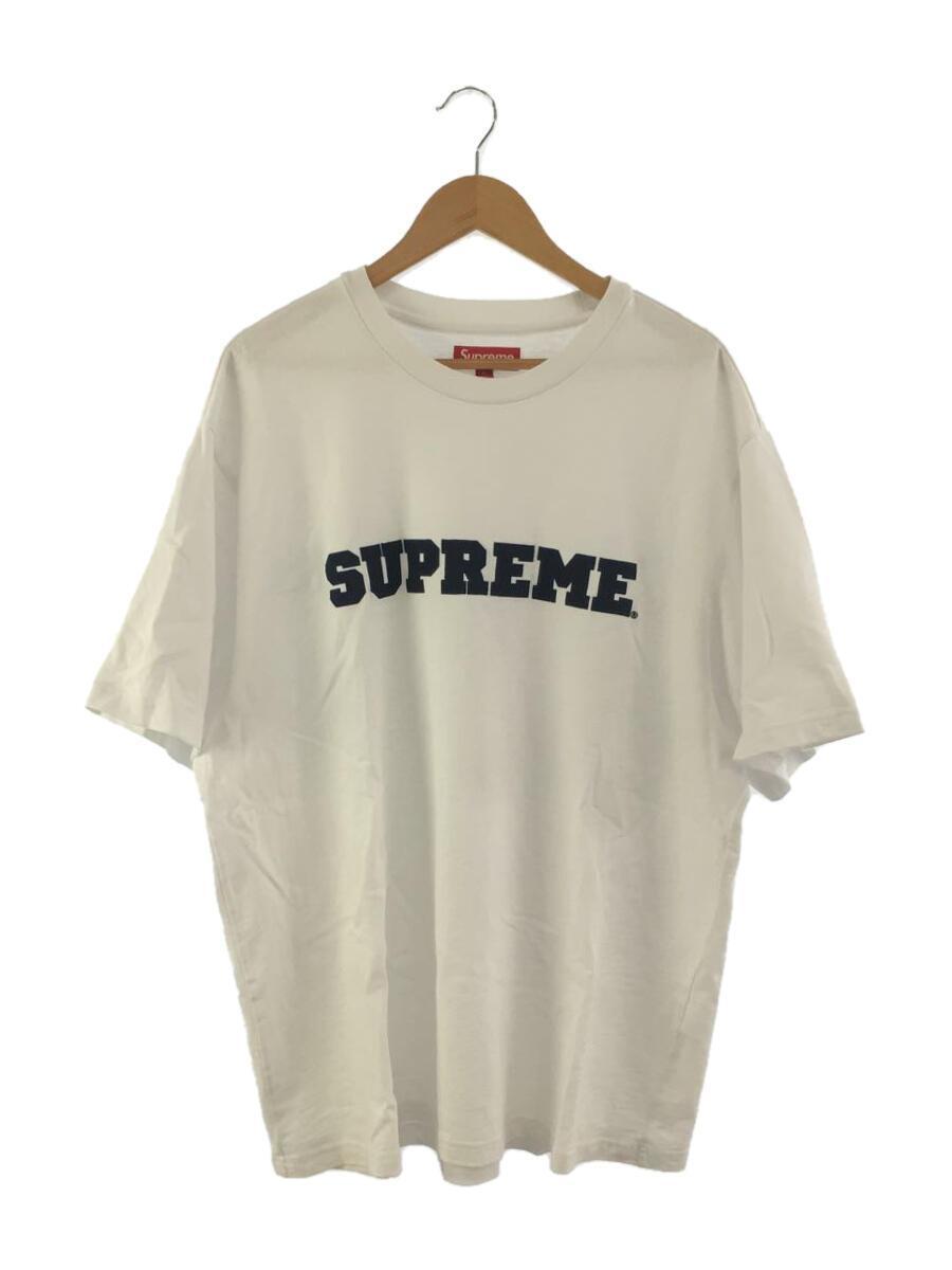 Supreme◆Collegiate S/S Top/Tシャツ/XL/コットン/ホワイト