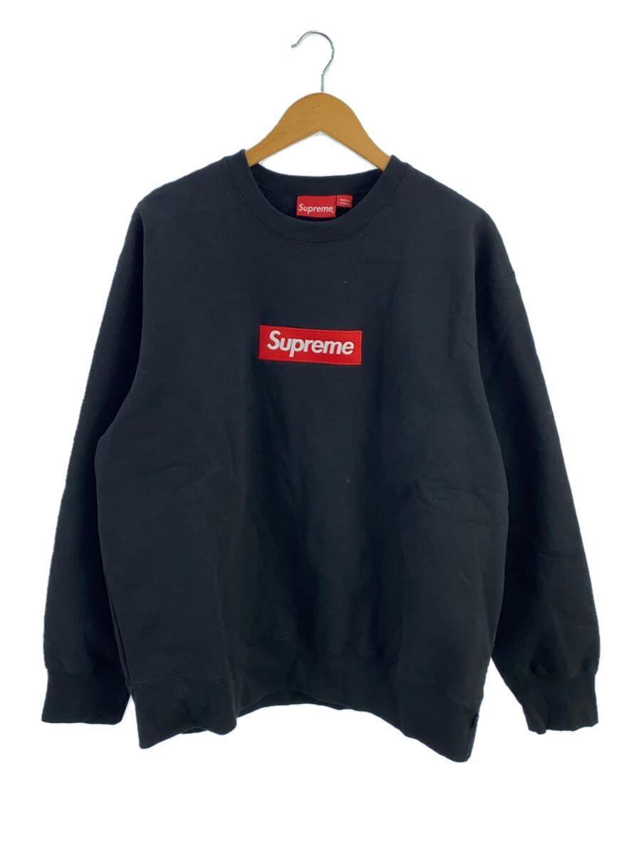 Supreme◆Box Logo Crewneck Sweatshirt/スウェット/L/コットン/BLK