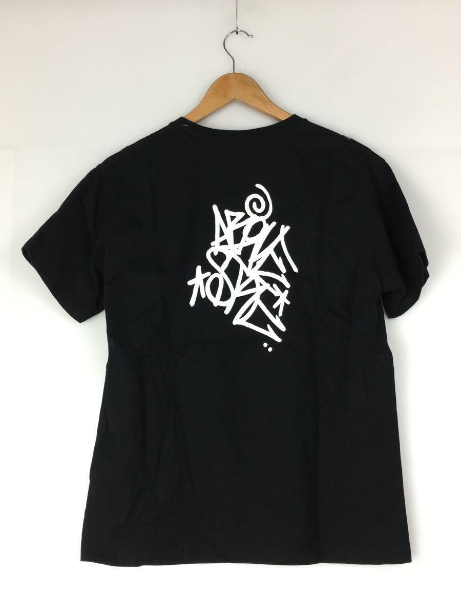 MINEDENIM◆Stie-lo×Davide Sorrenti/Da Finga T-SH/Tシャツ/M/コットン/ブラック_画像2