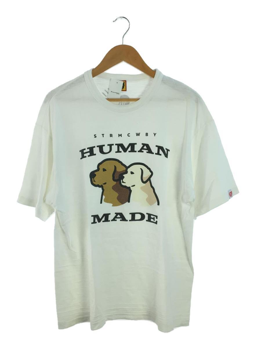 HUMAN MADE◆23SS/ラブラドール柄/Tシャツ/XL/コットン/WHT