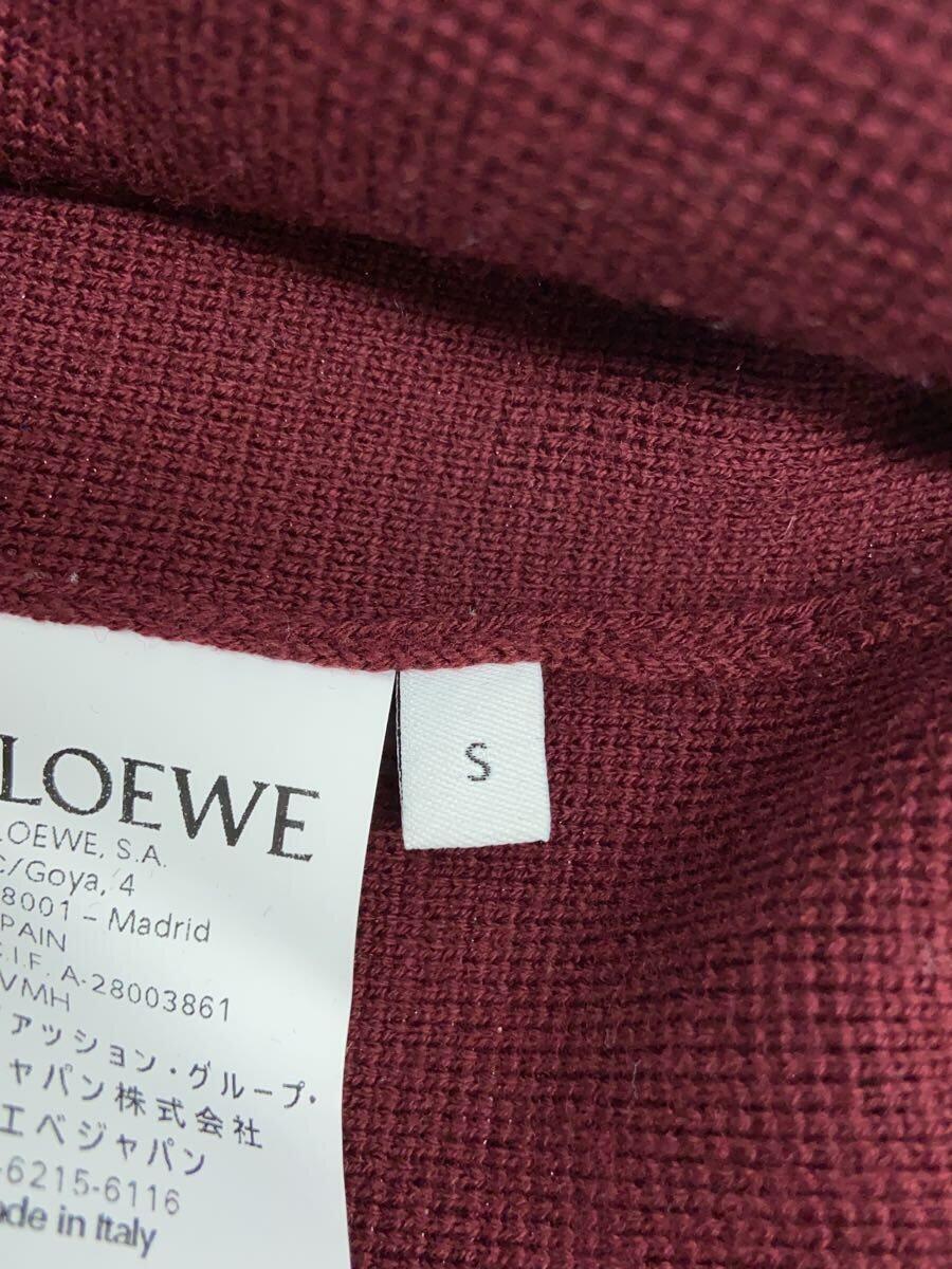 LOEWE◆セーター(厚手)/S/ウール/BRD/無地/S328998SM_画像4