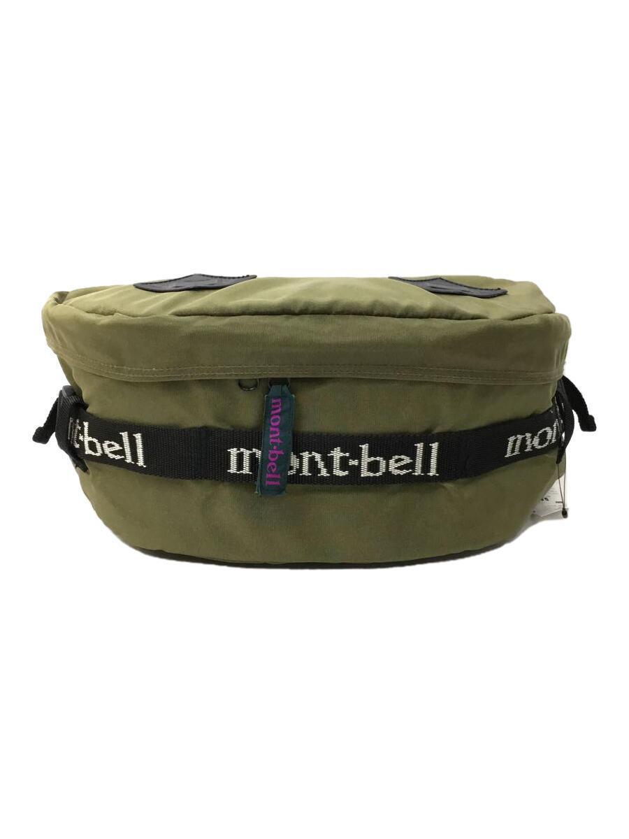 mont-bell◆ウエストバッグ/-/GRN/モンベル/グリーン/緑/カーキ/1990s/カメラバッグ_画像1
