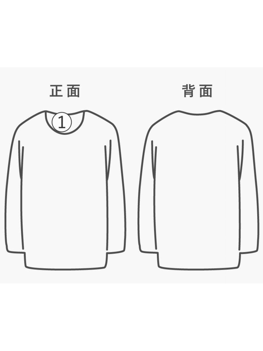 SHAREEF◆半袖Tシャツ/SH-2053D/1/コットン/BLK/黒_画像8