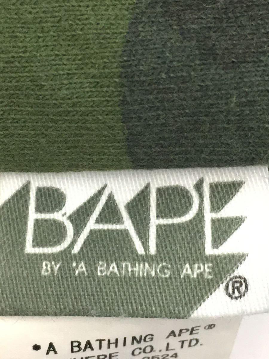 A BATHING APE◆スウェット/XL/コットン/GRN/カモフラ_画像3