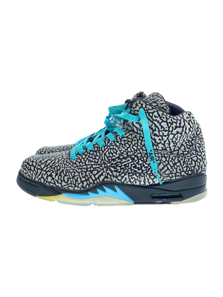 NIKE◆AIR JORDAN 3LAB5/エアジョーダン/グレー/599581-007/28.5cm/GRY