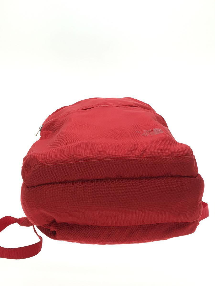THE NORTH FACE◆SHUTTLE DAYPACK/リュック/ナイロン/RED/NM81212/ロゴハガレ有_画像4