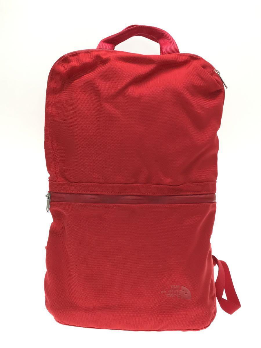 THE NORTH FACE◆SHUTTLE DAYPACK/リュック/ナイロン/RED/NM81212/ロゴハガレ有_画像1