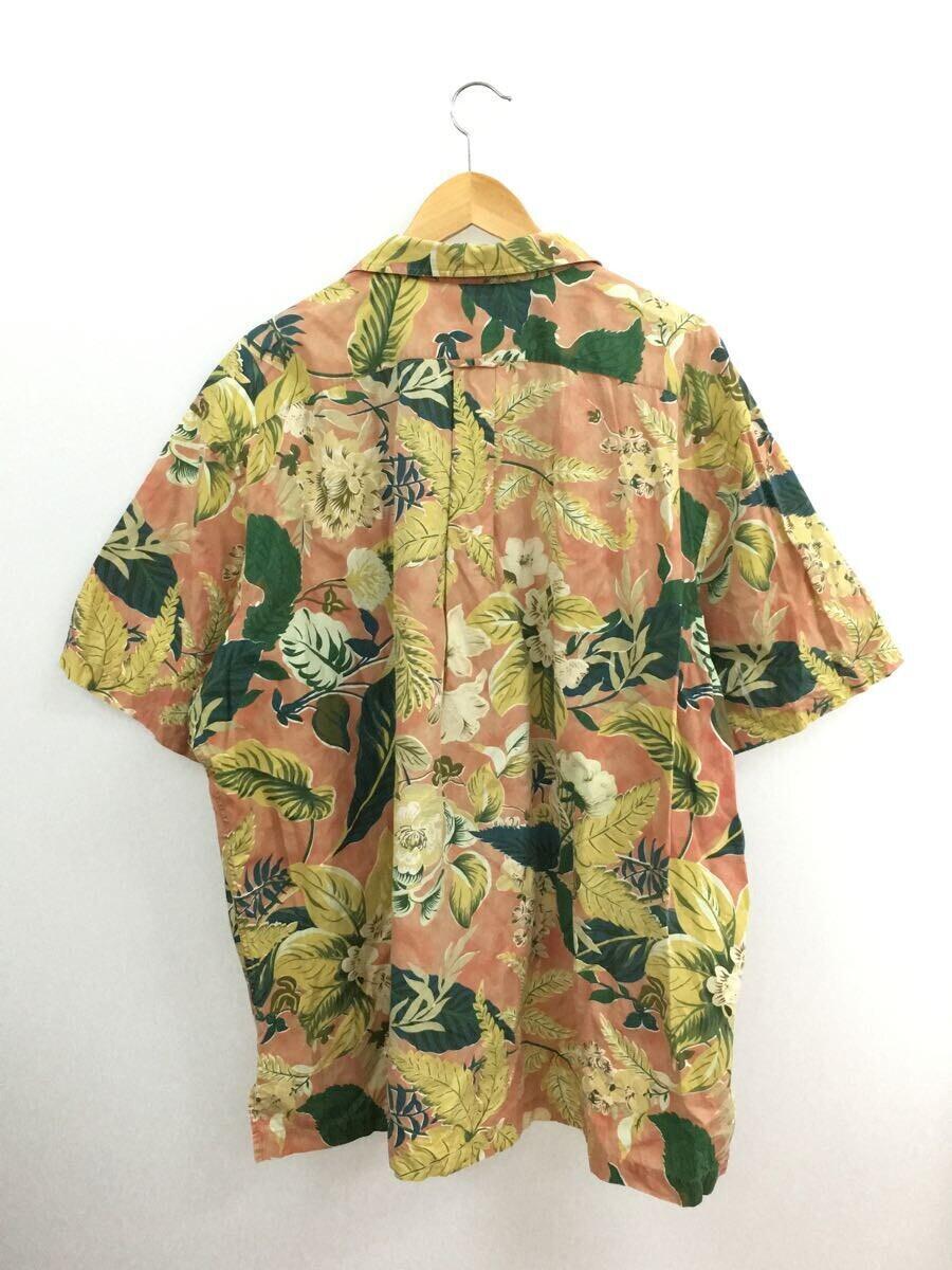 POLO RALPH LAUREN◆90s/アロハシャツ/-/コットン/PNK/総柄/開襟シャツ_画像2